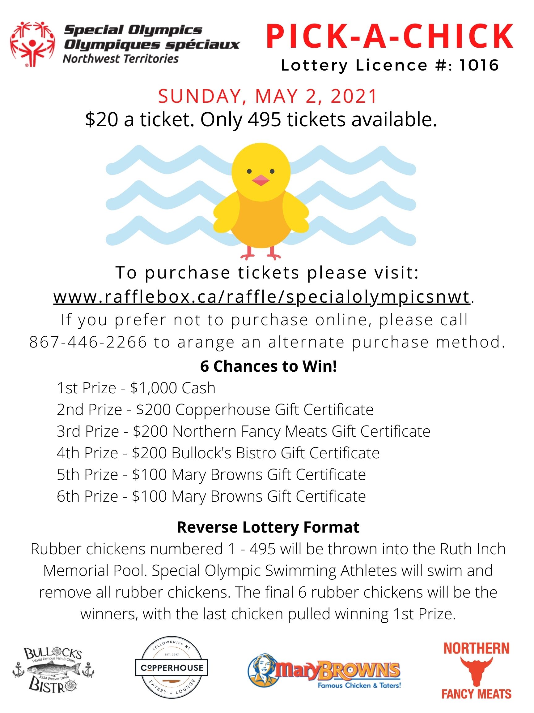 Pick-a-Chick Raffle 
